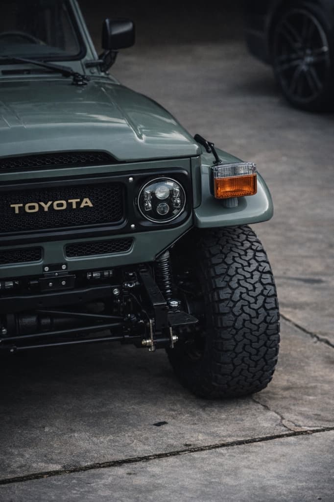 Restauration Toyota BJ40, détail carrosserie